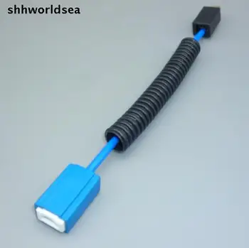 shhworldsea 2/5/30/100/500 шт H1/H3 16AGW 14 см прямоугольный разъем для лампы накаливания с вилкой, автоматический разъем