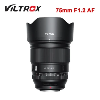 Viltrox 75 мм F1.2 AF XF PRO Автофокусный объектив с большой Диафрагмой для камеры Fujifilm XF mount для Fuji X X-T4 T100 X-H2S XT30 X-Pro3