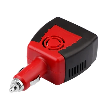Автомобильный инвертор AOZBZ постоянного тока 150 Вт 12 В постоянного тока в 220 В переменного тока, автомобильный преобразователь напряжения с автомобильным зарядным устройством USB, охлаждающий вентилятор