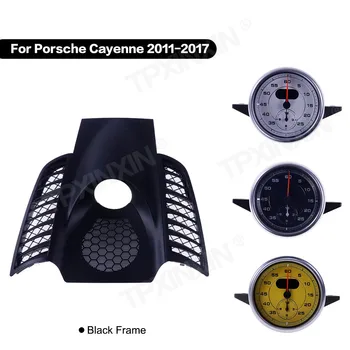 Автомобильный секундомер для Porsche Cayenne 2011-2017 внутренняя приборная панель центральные часы компас электронный измеритель времени аксессуары для часов
