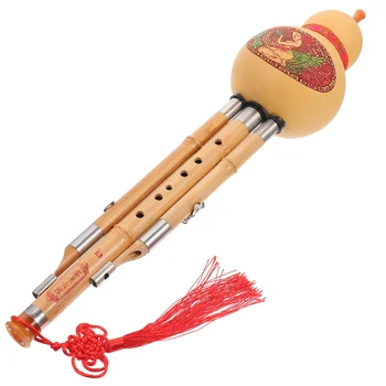 Китайский Ключ хулуси Хулуси Камбоджийская Тыквенная Флейта-Кукурбит Этнический Музыкальный Инструмент для Начинающих тыквенная флейта-хулуси флейта (