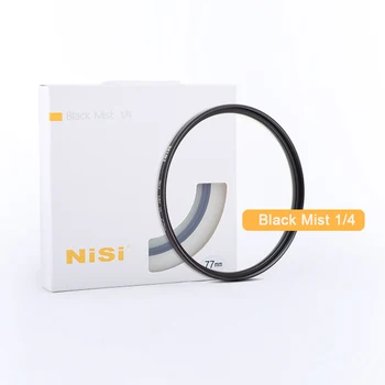 Фильтр для объектива Nisi MC Black Mist 1/4 1/2 1/8 67 мм 72 мм 77 мм 82 мм для портретной видеосъемки с туманным фильтром