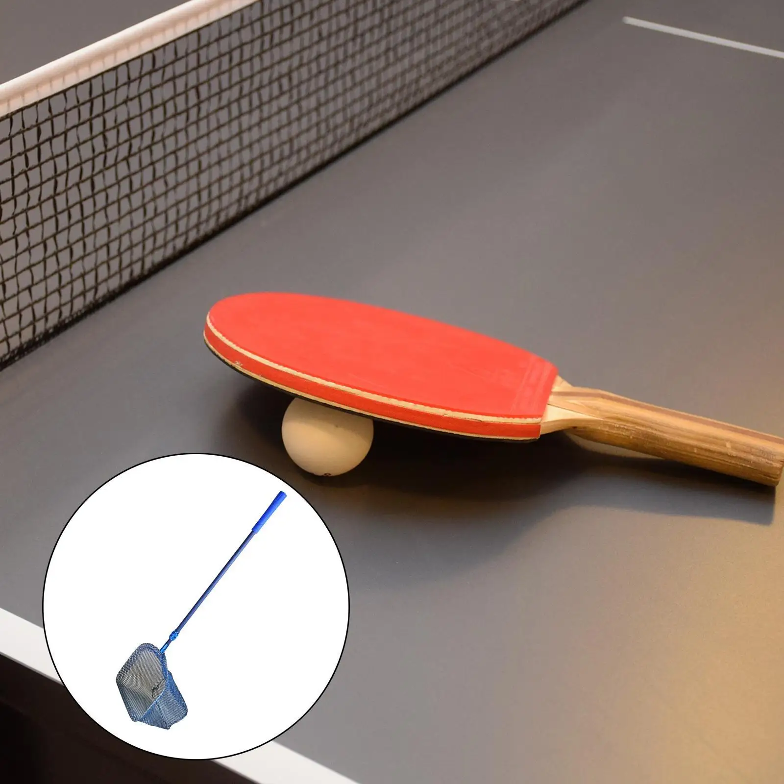 Pingpong Ball Retriever Портативный коллектор аксессуаров для пинг-понга Carbon Fiber B